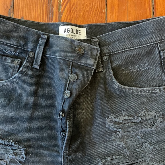 Agolde Parker Shorts - Picture 2 of 2
